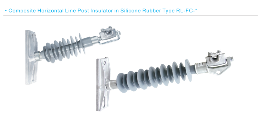 Composite Horizontal Line Post Insulator in Silicone Rubber Type